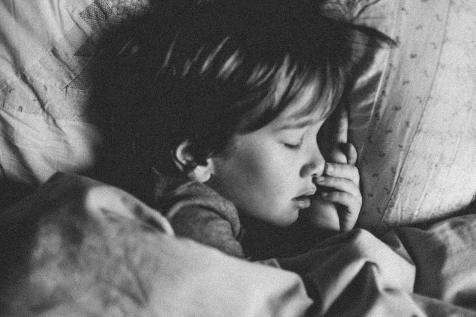 Child sleeping - early learning