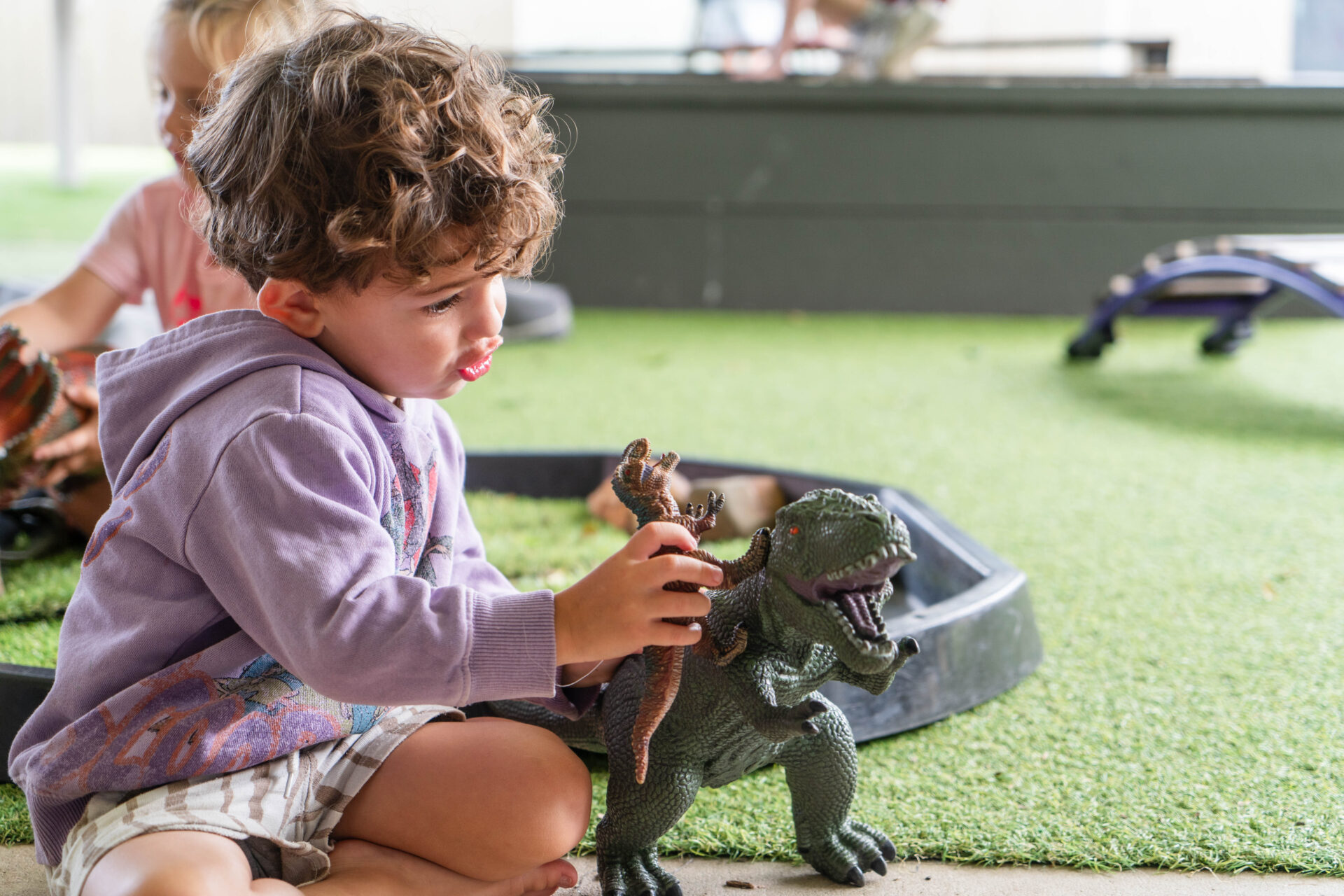 DSC03763 Dinosaur play at Arden Early Learning